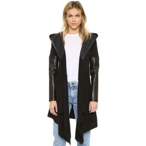 Brand New w tags Long hooded sweater coat